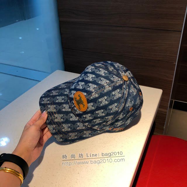 Chanel男女同款帽子 香奈兒做舊牛仔棒球帽鴨舌帽  mm1468